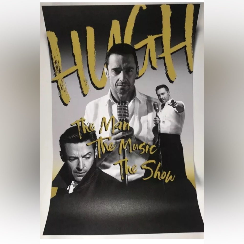 The Man the Music the Show Hugh Jackman VIP Lithograph 11x17 - Brand New - 2019